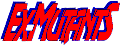 Ex-Mutants logo for Sega Genesis